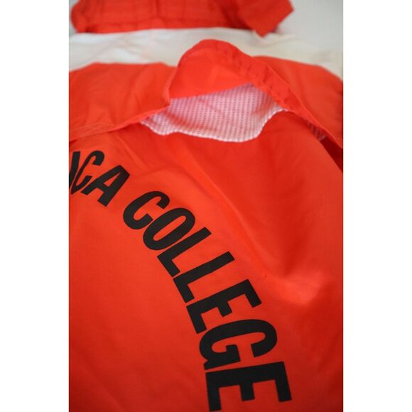 Nike Men's Sz M Red/White Santa Monica College Windbreaker Jacket *Vintage 70s* - Picture 6 of 10